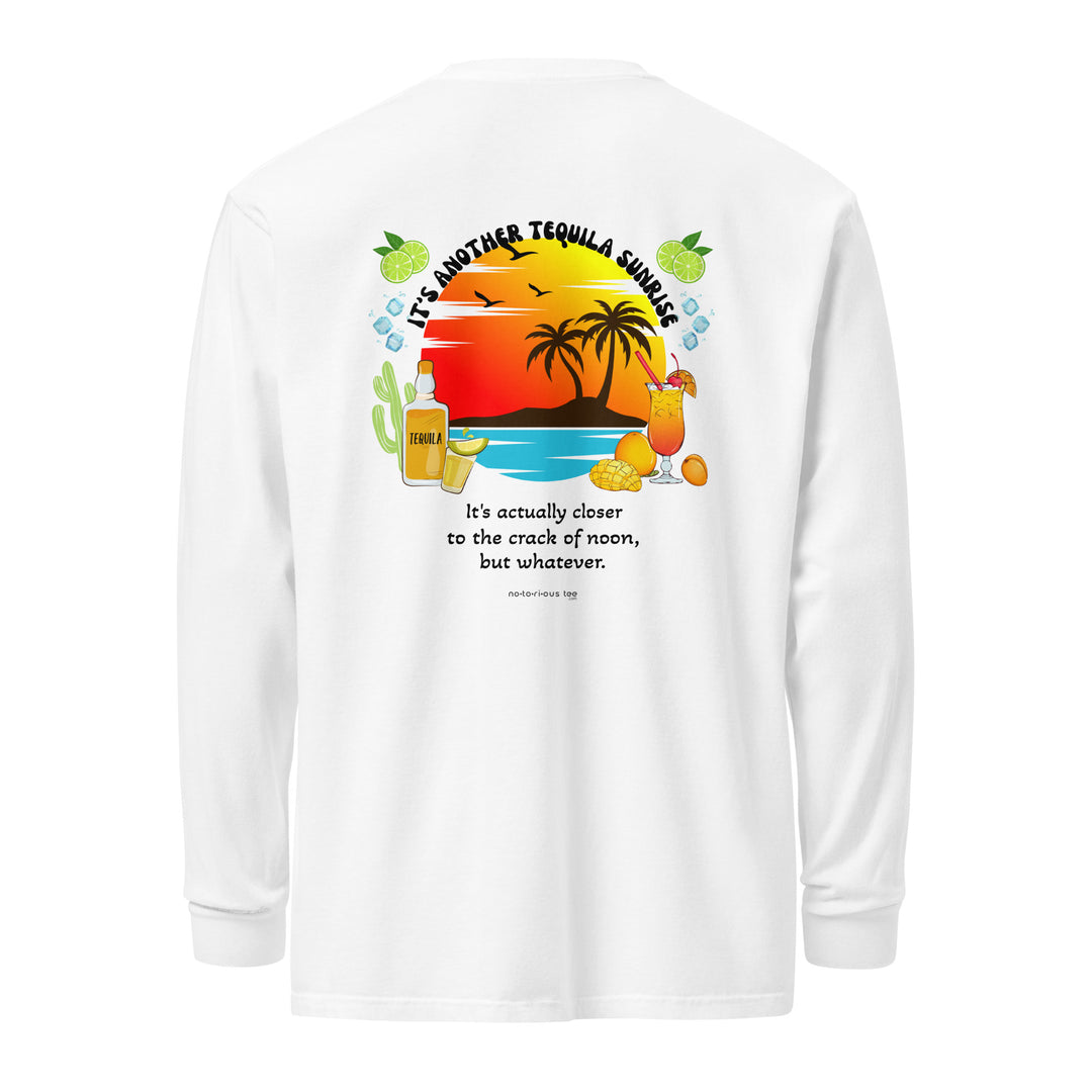 Tequila Sunrise Garment-dyed heavyweight long sleeve shirt