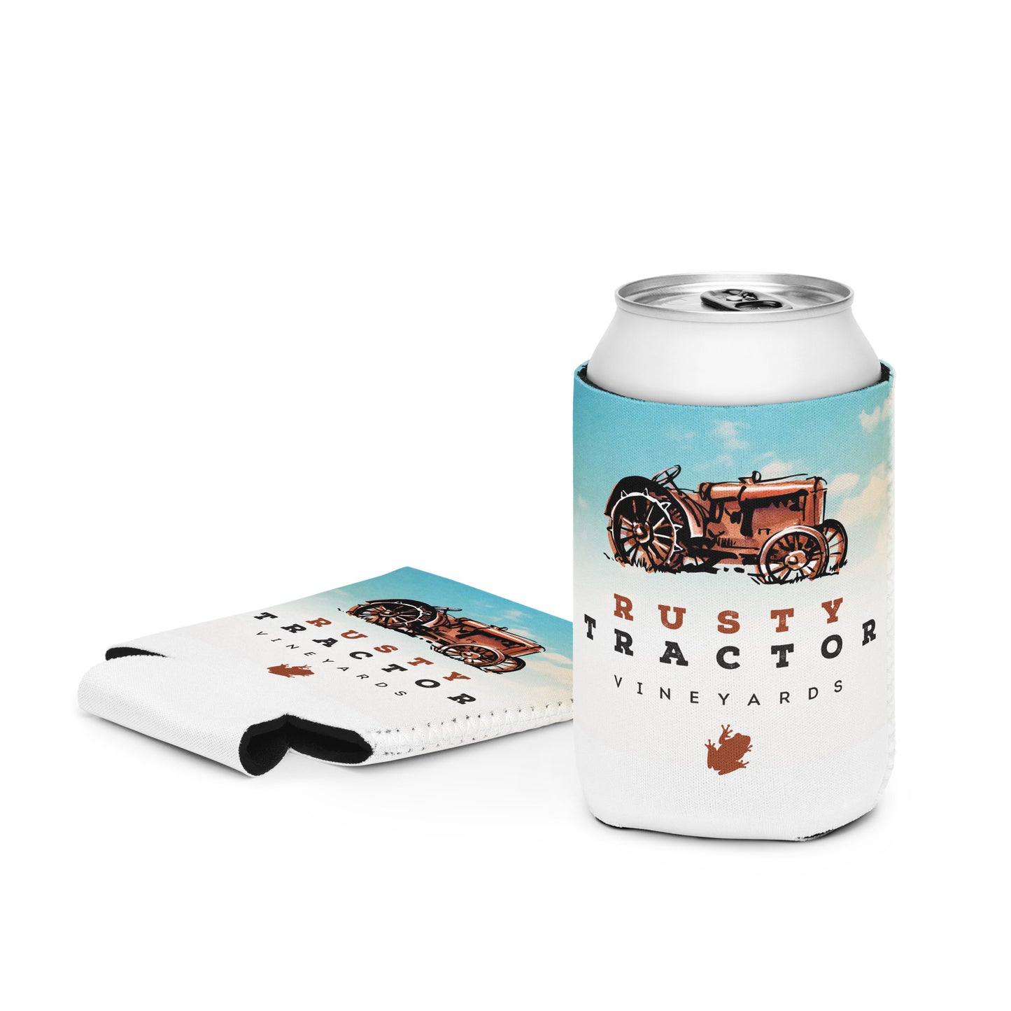 I Got HITCHED at Rusty Tractor Vineyards 12 oz. Can Cooler