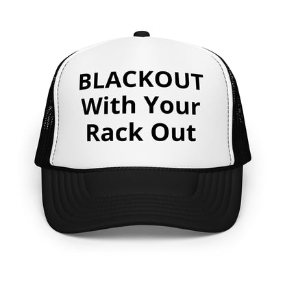 Blackout Foam trucker hat