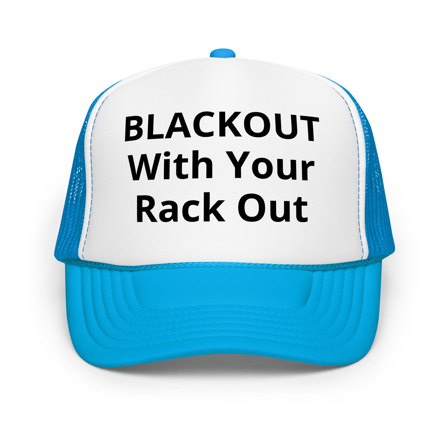 Blackout Foam trucker hat