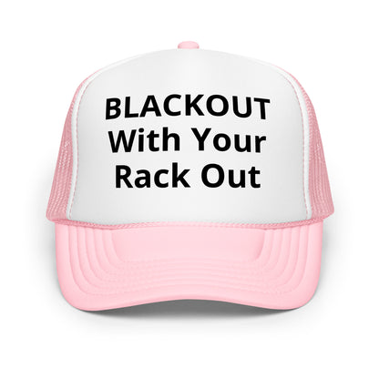 Blackout Foam trucker hat