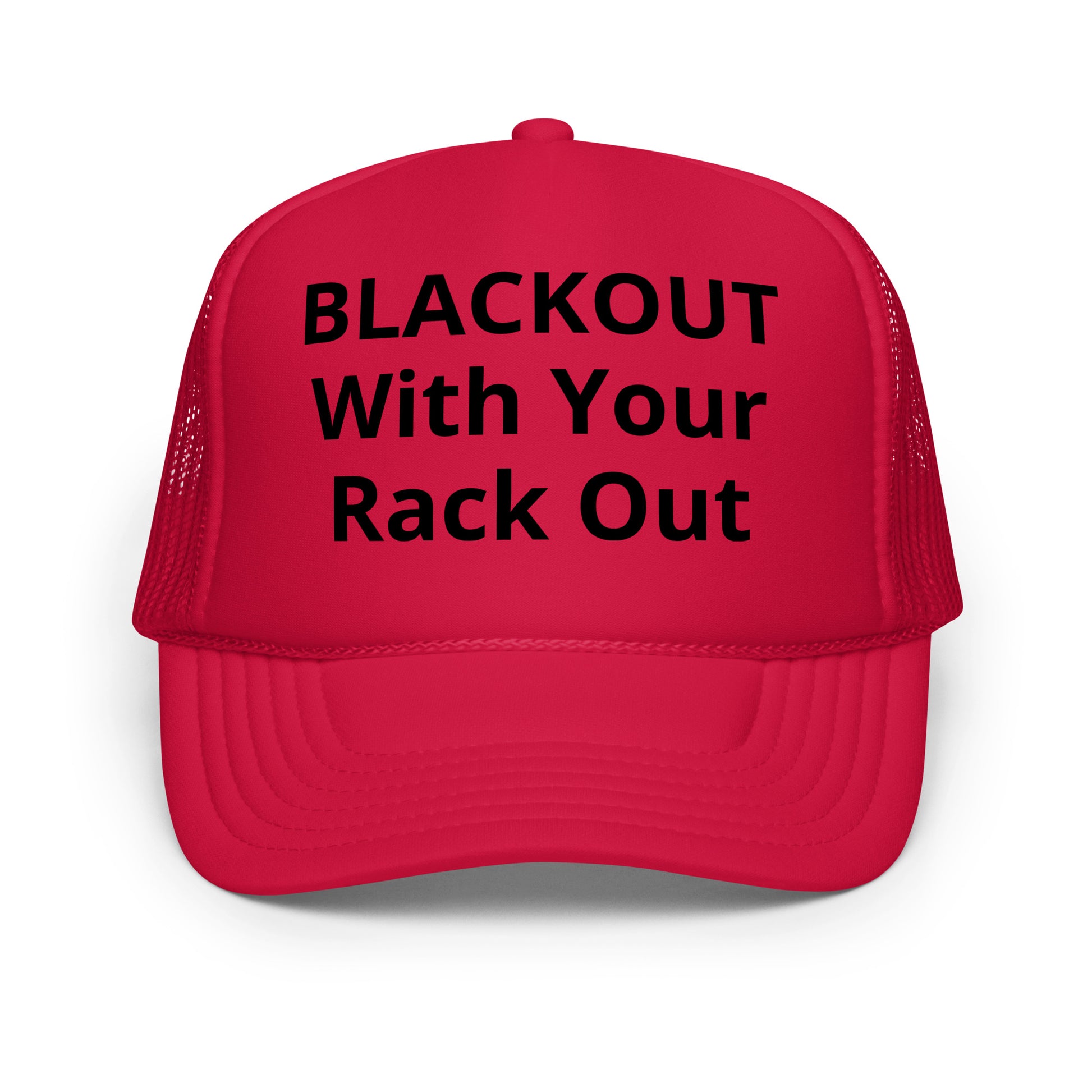 Blackout Foam trucker hat