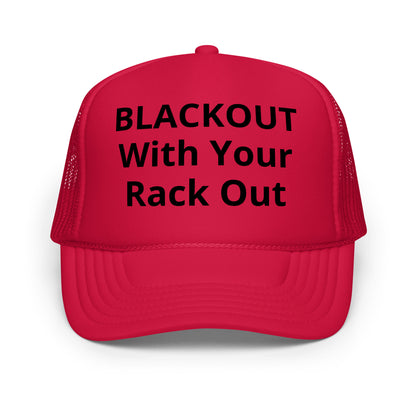 Blackout Foam trucker hat