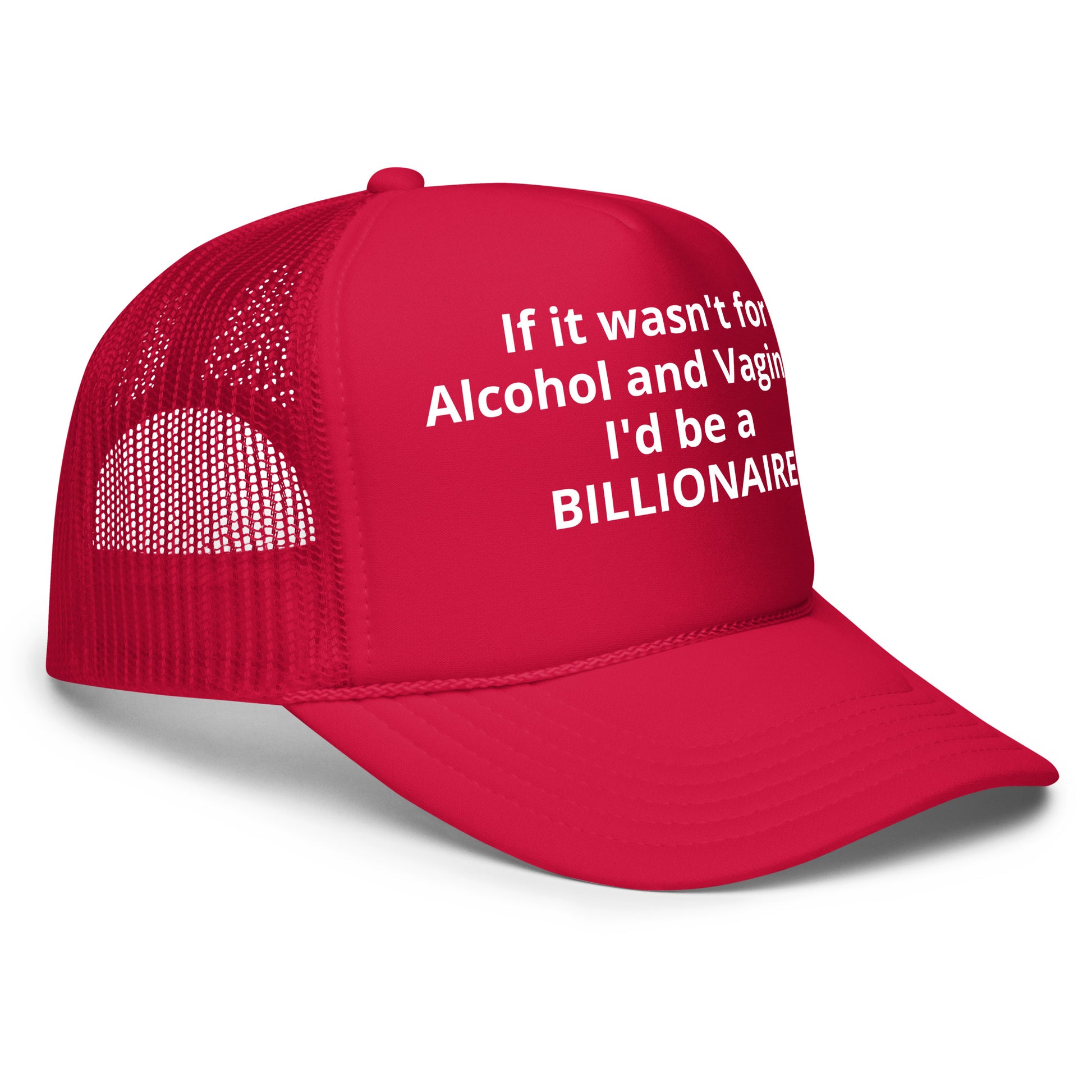 Billionaire Foam trucker hat