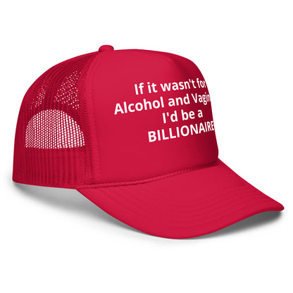 Billionaire Foam trucker hat