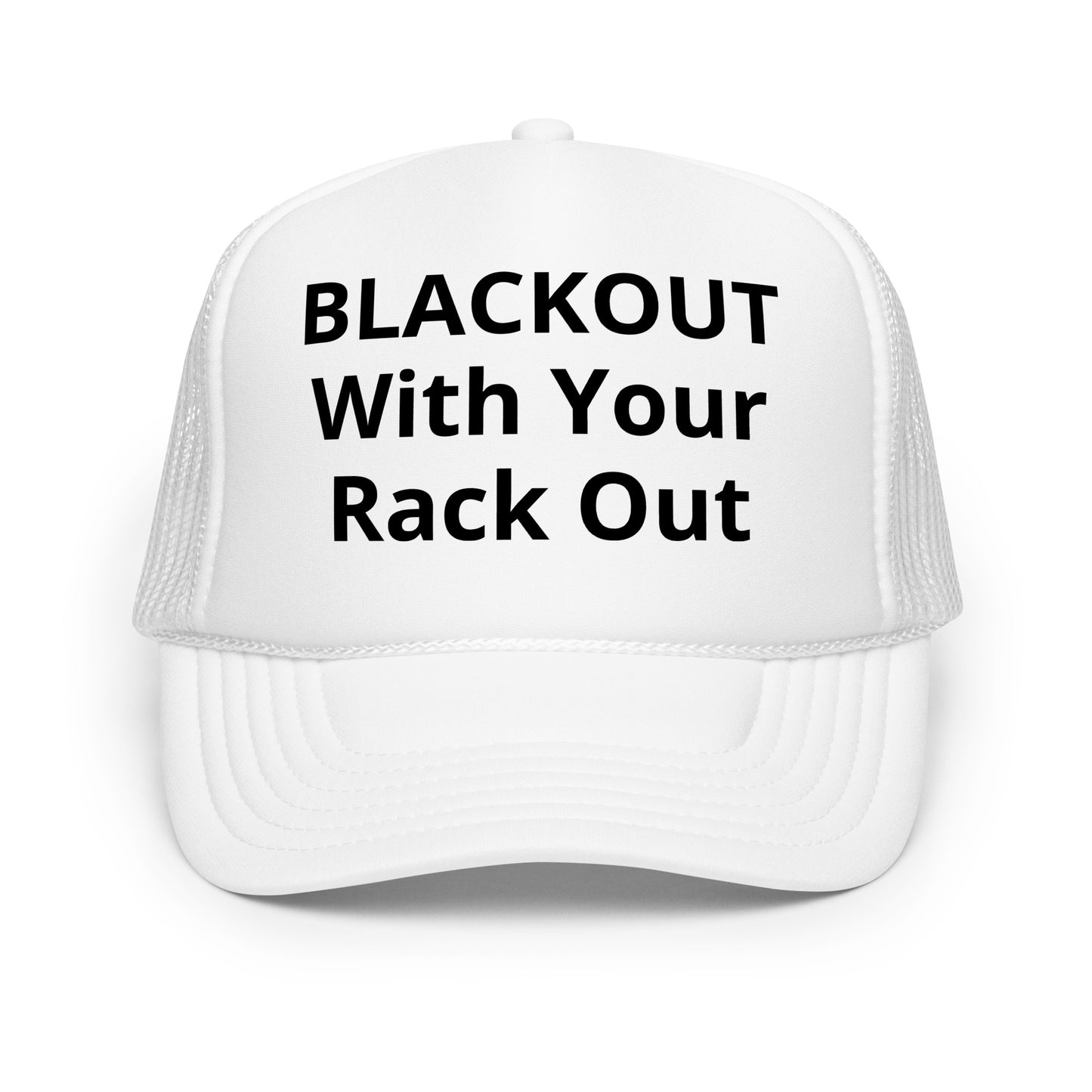 Blackout Foam trucker hat