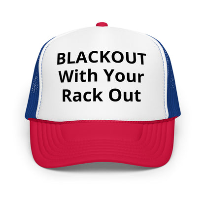 Blackout Foam trucker hat