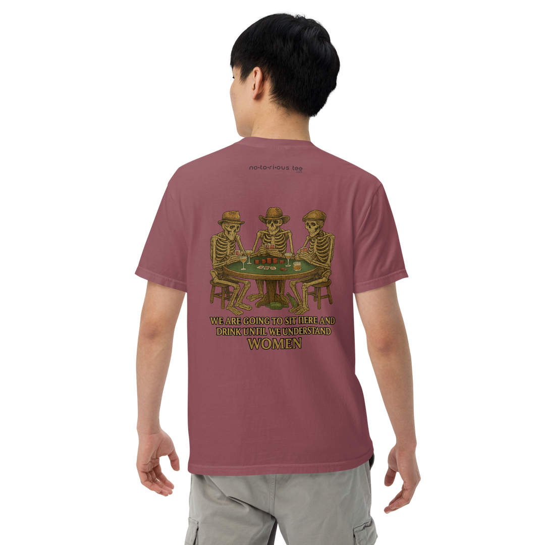 Understand Women Skeleton Poker Night Tee