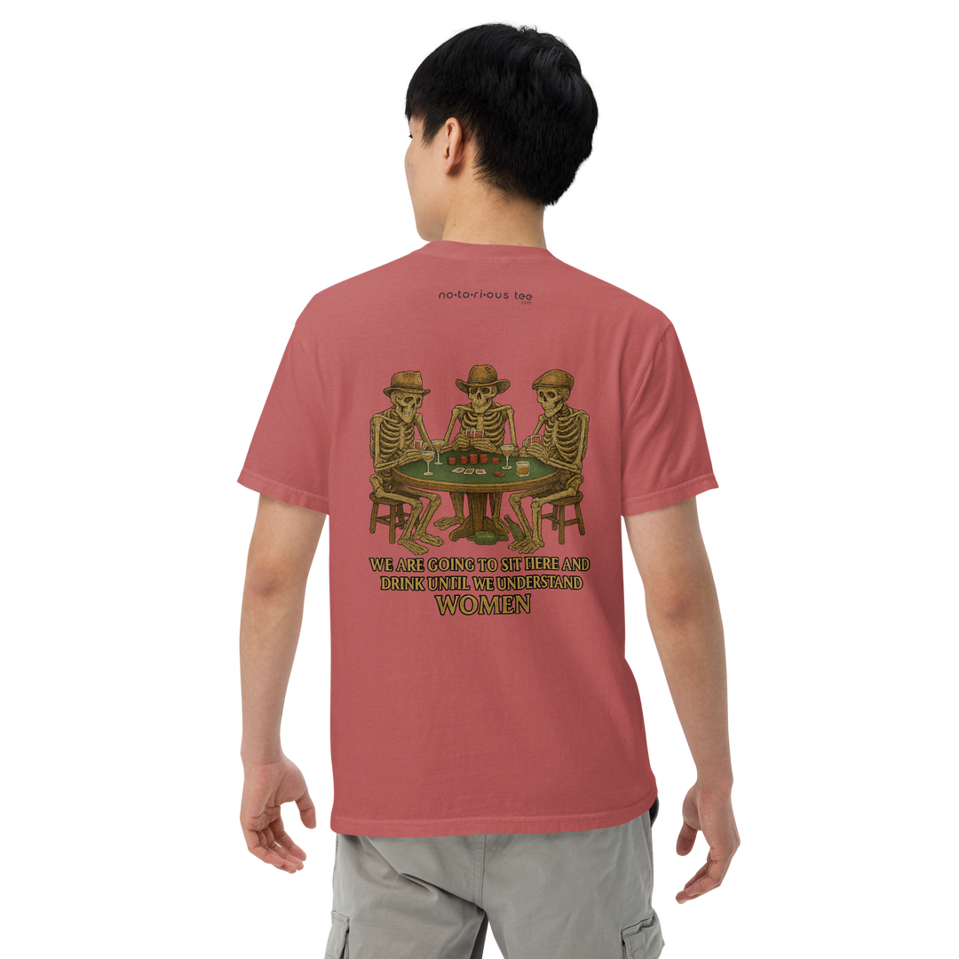 Understand Women Skeleton Poker Night Tee