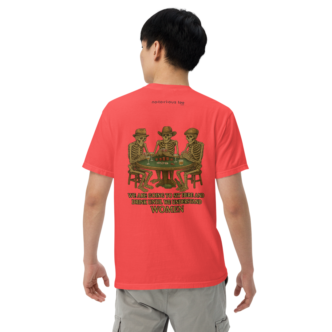 Understand Women Skeleton Poker Night Tee