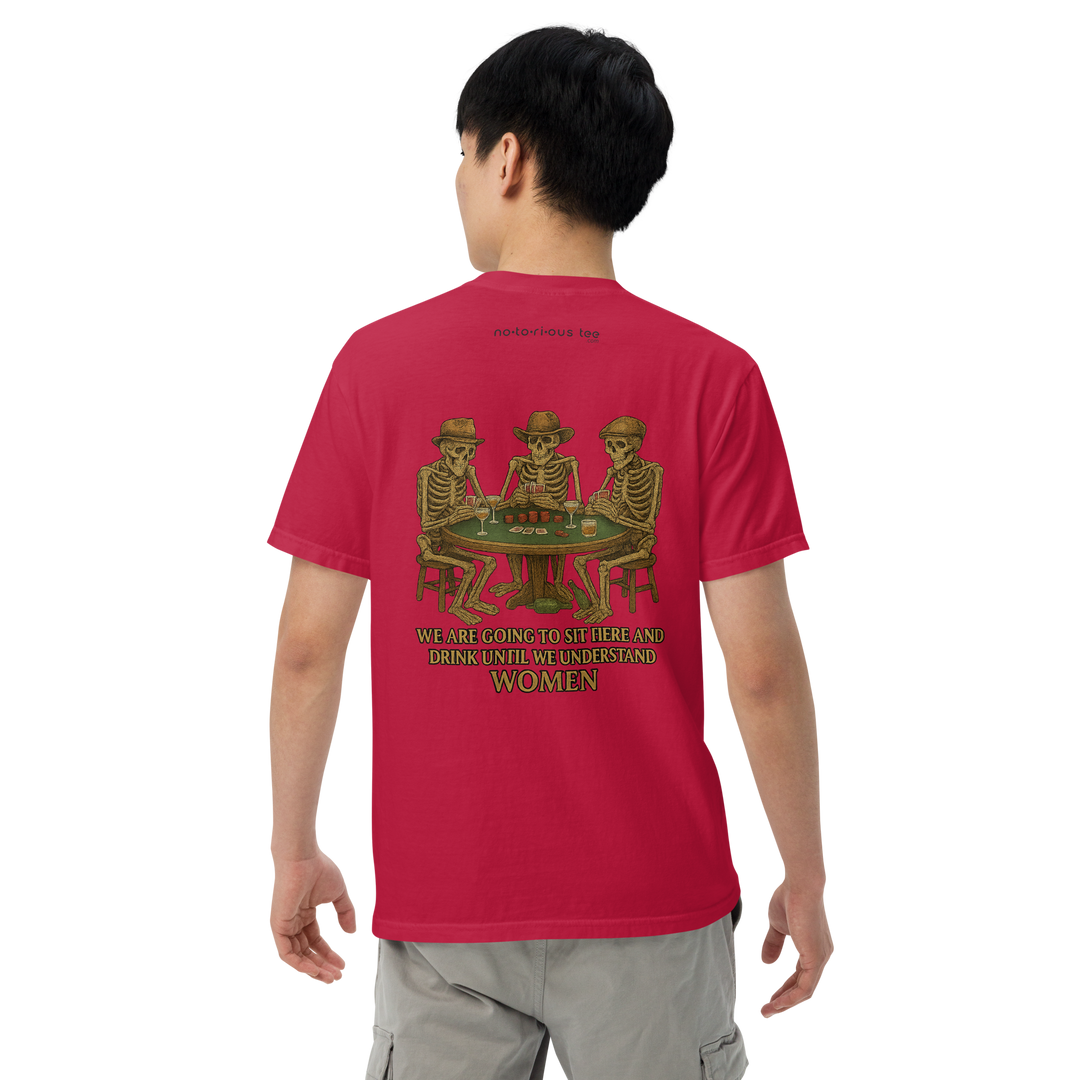 Understand Women Skeleton Poker Night Tee