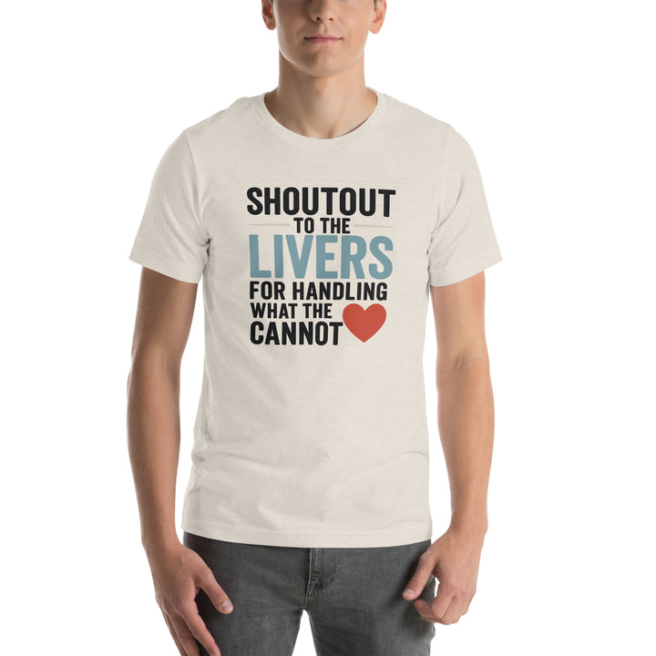 Shoutout to the Livers Comfort Colors tee in heather dust — Tequila Snob
